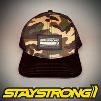Staystrong Snap Back Hat (CAMO PATCH)