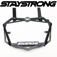 Staystrong Mini 3D Number Plate (Black)