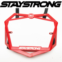 Staystrong PRO 3D Number Plate (Red)