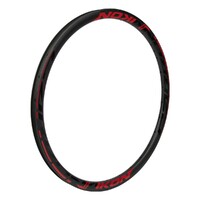 IKON Carbon Rim 20 x 1.1/8-3/8 36H No-Brake (Black-Red)