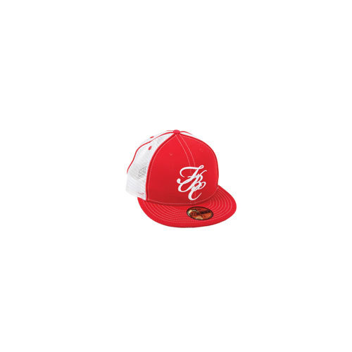 FIT Bike FBC Mesh New Era Hat (Red/White) 7-5/8"