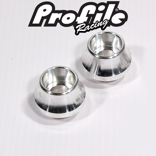 Profile Hub Volcano Washers pair 15mm (Silver)