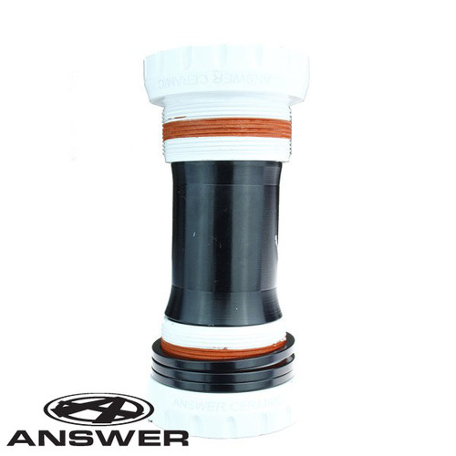 ANSWER Bottom Bracket 68-73mm x 24mm W-Ceramic Bearings (White)