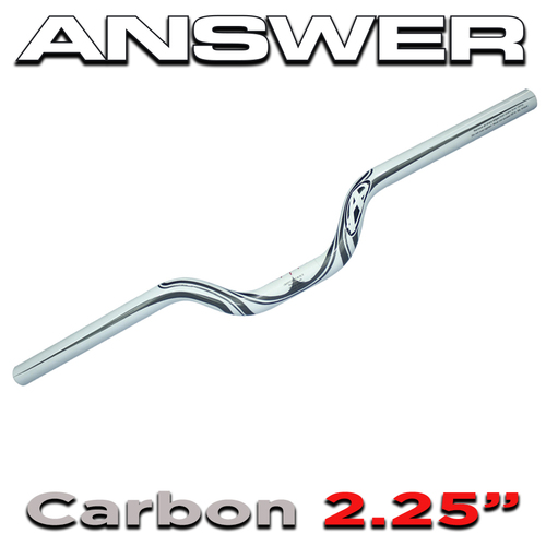 ANSWER Carbon Micro Bars 2.25" X 23.5" wide (White)