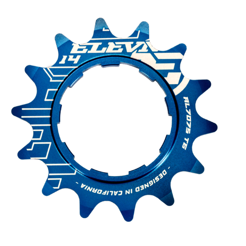 ELEVN Alloy Cog 3/32" Shimano Comp. 14T (Blue)