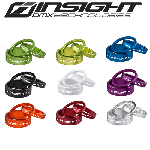 INSIGHT Head Set Spacers 1" Kit Alloy (3, 5 & 10mm)
