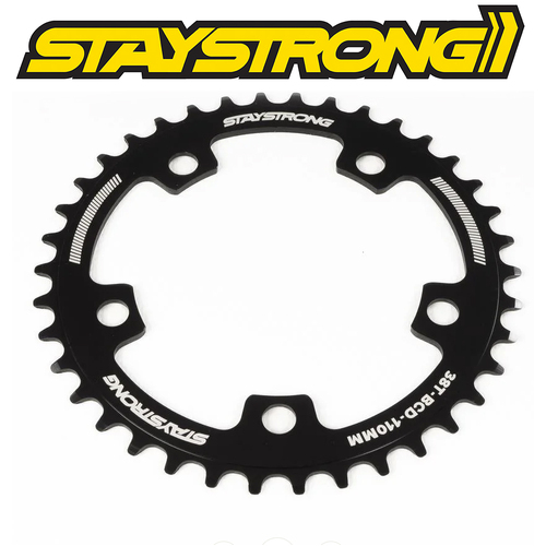Staystrong 5 Bolt Axion Chainring 42T (Black)