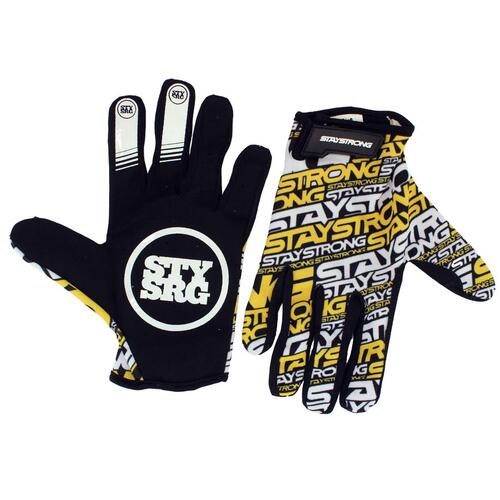 Staystrong Mash-Up Glove Yellow (Youth X-Small)