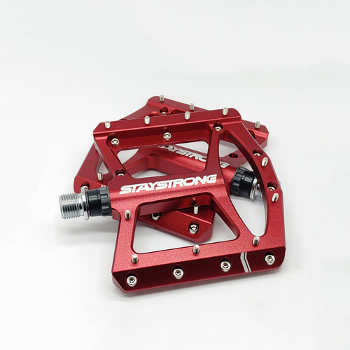 Staystrong FORCE Pro Platform Pedals suit 9/16 (Red)
